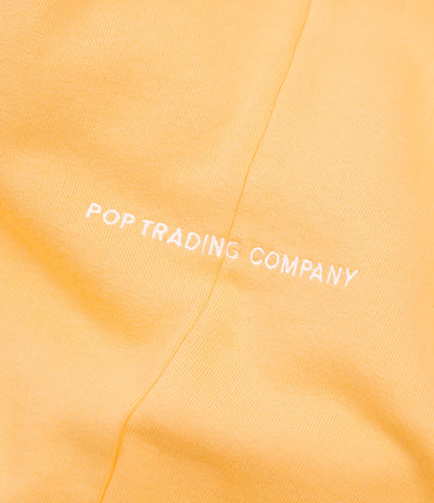 Pop Trading Company Logo Hoodie - Pepper Salmon