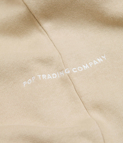 Pop Trading Company Logo Hoodie - White Pepper