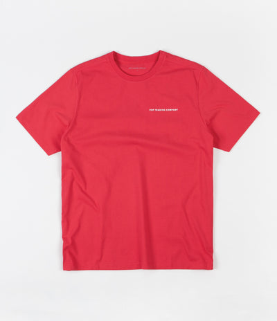 Pop Trading Company Logo T-Shirt - Coral