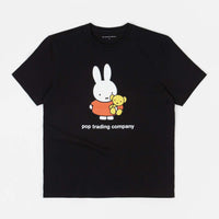 Pop Trading Company Miffy Bear T-Shirt - Black thumbnail