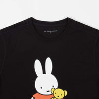 Pop Trading Company Miffy Bear T-Shirt - Black thumbnail