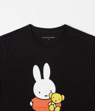 Pop Trading Company Miffy Bear T-Shirt - Black