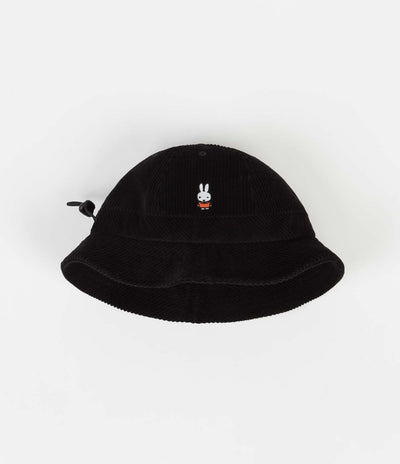 Pop Trading Company Miffy Cord Bell Hat - Black