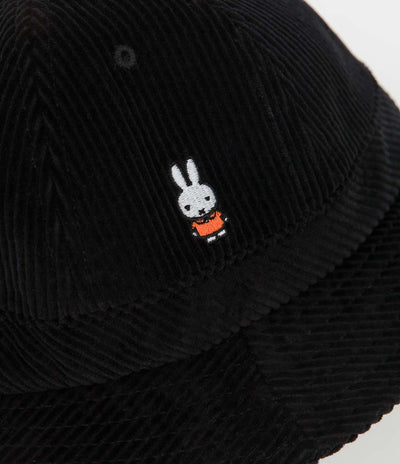 Pop Trading Company Miffy Cord Bell Hat - Black