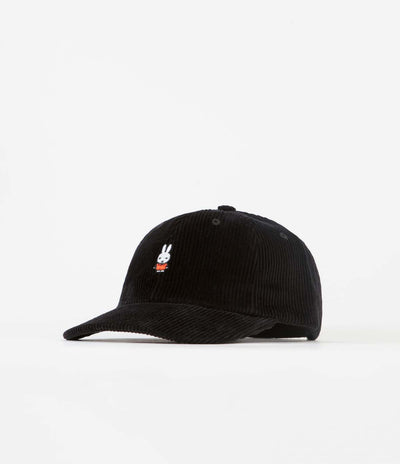 Pop Trading Company Miffy Cord Cap - Black