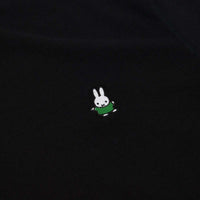 Pop Trading Company Miffy Dancing Embroidery T-Shirt - Black thumbnail