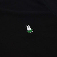 Pop Trading Company Miffy Dancing Embroidery T-Shirt - Black thumbnail