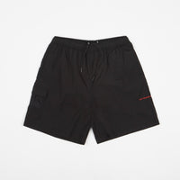 Pop Trading Company Painter Shorts - Black thumbnail
