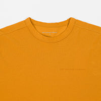Pop Trading Company Pique Logo Long Sleeve T-Shirt - Spruce Yellow thumbnail