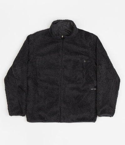 Pop Trading Company Plada Fleece Jacket - Charcoal