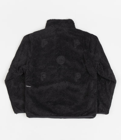 Pop Trading Company Plada Fleece Jacket - Charcoal