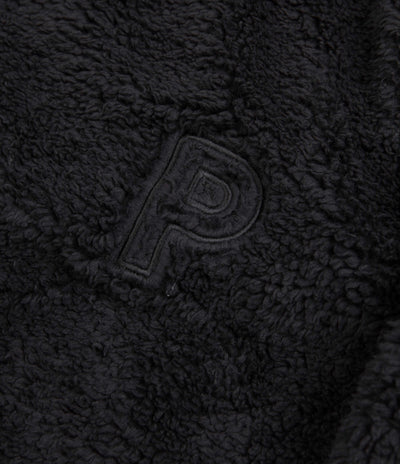Pop Trading Company Plada Fleece Jacket - Charcoal