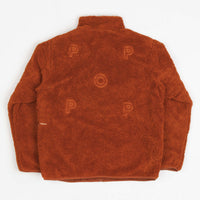 Pop Trading Company Plada Fleece Jacket - Cinnamon Stick thumbnail
