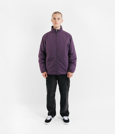 Pop Trading Company Plada Jacket - Dark Purple / Anthracite