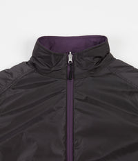 Pop Trading Company Plada Jacket - Dark Purple / Anthracite