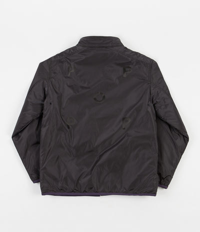 Pop Trading Company Plada Jacket - Dark Purple / Anthracite