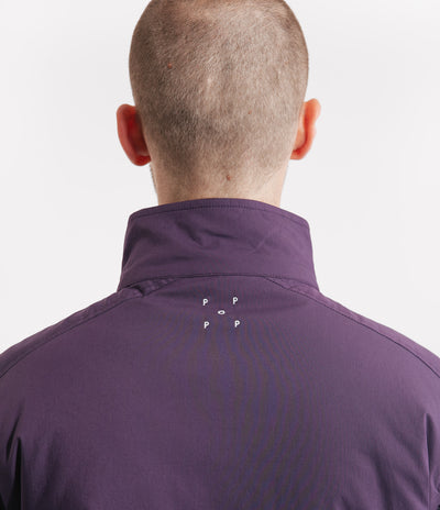 Pop Trading Company Plada Jacket - Dark Purple / Anthracite
