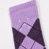 Pop Trading Company Pop Burly Socks - Violet / Dark Purple thumbnail