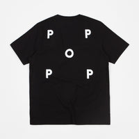 Pop Trading Company Logo T-Shirt - Black / White thumbnail
