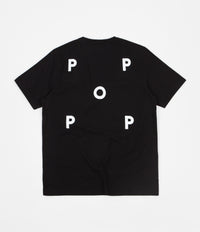 Pop Trading Company Logo T-Shirt - Black / White