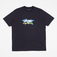Pop Trading Company Pop World News T-Shirt - Navy thumbnail
