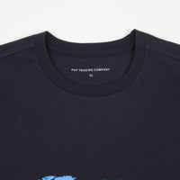 Pop Trading Company Pop World News T-Shirt - Navy thumbnail