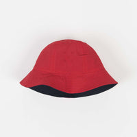 Pop Trading Company Reversible Bell Hat in Navy and Red thumbnail