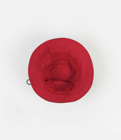 Pop Trading Company Reversible Bell Hat in Navy and Red