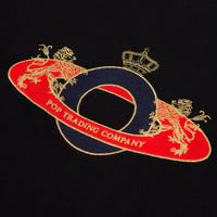 Pop Trading Company Royal O Crewneck Sweatshirt - Black thumbnail