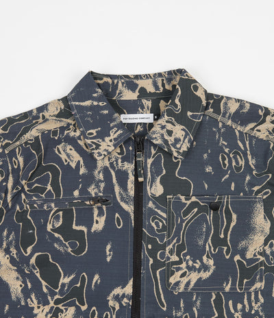 Pop Trading Company Safe-Trip.Org Shirt Jacket - Trippy Camo