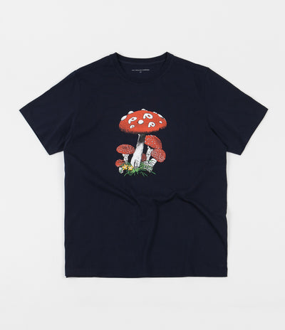 Pop Trading Company Shroom T-Shirt - Navy