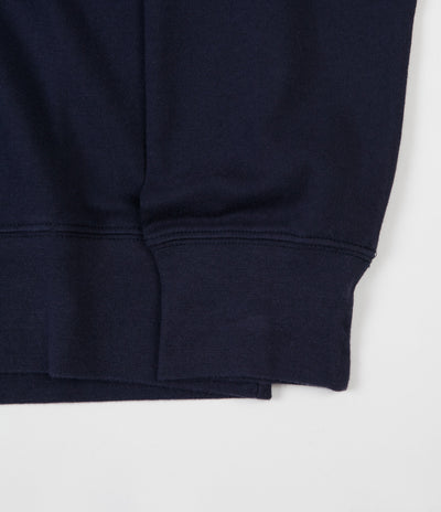 Pop Trading Company Sportswear Company Lightweight Half Zip Sweatshirt - Navy