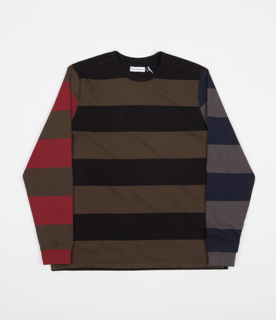 Pop Trading Company Striped Long Sleeve T-Shirt - Delicioso