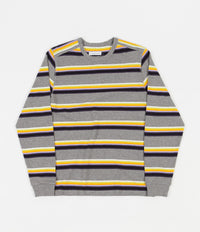 Pop Trading Company Striped Long Sleeve T-Shirt - Multicolour
