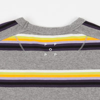 Pop Trading Company Striped Long Sleeve T-Shirt - Multicolour thumbnail