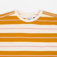 Pop Trading Company Striped Long Sleeve T-Shirt - Spruce Yellow thumbnail