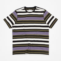 Pop Trading Company Striped Pocket T-Shirt - Multicolour thumbnail