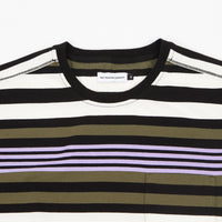 Pop Trading Company Striped Pocket T-Shirt - Multicolour thumbnail
