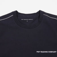 Pop Trading Company Training Company Logo T-Shirt - Navy / White thumbnail