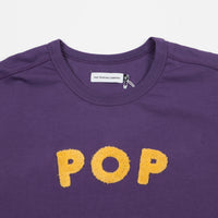 Pop Trading Company Uni Long Sleeve T-Shirt - Eggplant thumbnail