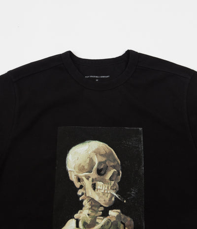 Pop Trading Company Van Gogh Long Sleeve T-Shirt - Black