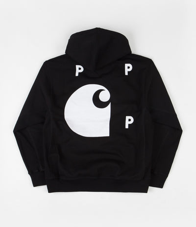 Pop Trading Company x Carhartt Hoodie - Black