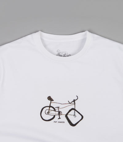 Pop Trading Company x Dancer Bike T-Shirt - White