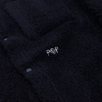 Pop Trading Company x Dancer Fleece Shirt - Navy thumbnail