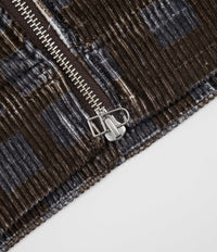 Pop Trading Company x Gilles De Brock Corduroy Check Shirt - Charcoal |  Flatspot
