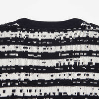 Pop Trading Company x Gilles De Brock Knitted Cardigan - Navy / Off White thumbnail