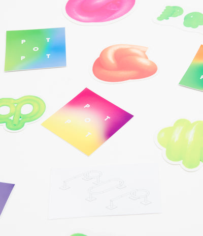 Pop Trading Company x Lex Pott Sticker Pack - Multicolour
