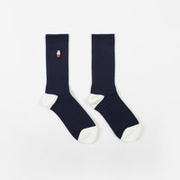 Pop Trading Company x Miffy Bruna Sportswear Socks - Navy thumbnail