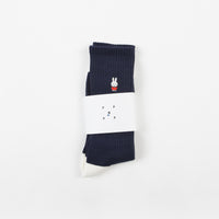 Pop Trading Company x Miffy Bruna Sportswear Socks - Navy thumbnail