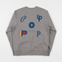 Pop Trading Company x Parra Logo Crewneck Sweatshirt - Heather Grey thumbnail